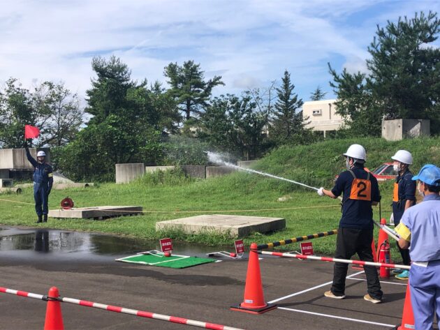第63回福井市自衛消防隊消防操法競技大会に参加いたしました